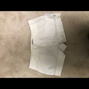 Guess white line shorts